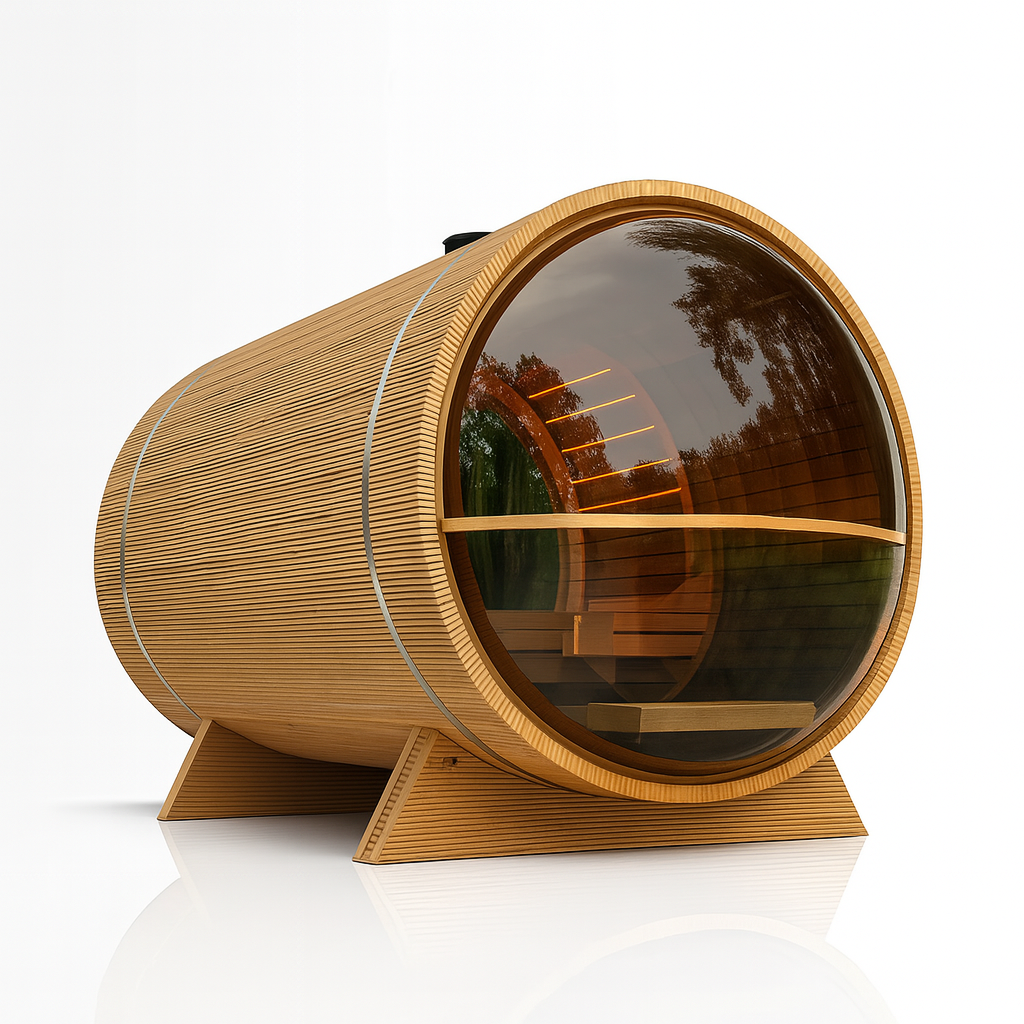 PanoramaView™ Barrel Sauna